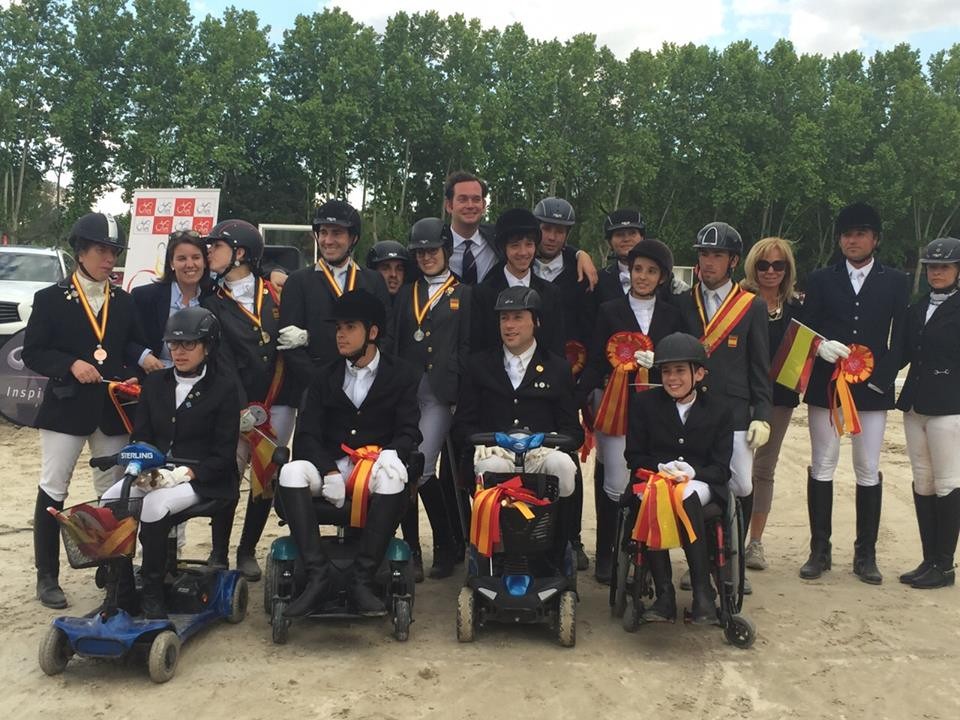 Natalia Quintana y Claudia Lazcoz Campeona y Subcampeona de España en Doma Clásica Paraecuestre